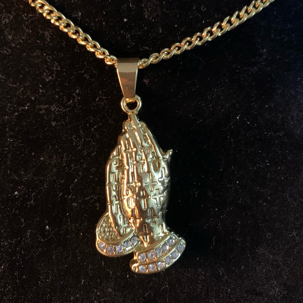 Praying Hands Pendant - Picture 1 of 5